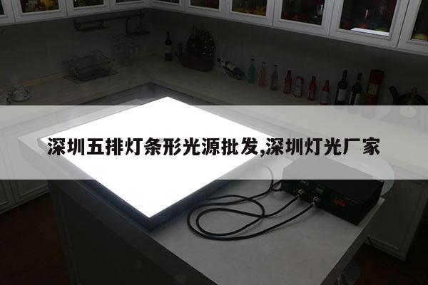 深圳五排灯条形光源批发,深圳灯光厂家
